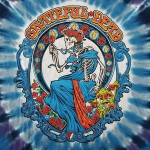 Grateful Dead Bertha Roses Tie-Dye Licensed Band